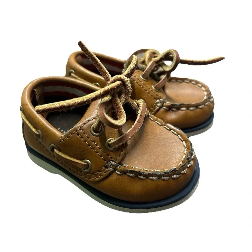Wonder Nation Baby Boy Boat Shoes Size 2